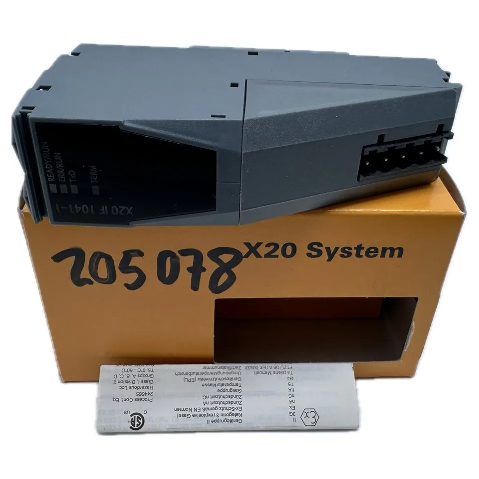 New Original Ready Stock X20IF1041-1 Industrial Automation PAC Dedicated PLC Programming Controller
New Original Ready Stock X20IF1041-1 Industrial Automation PAC Dedicated PLC Programming Controller