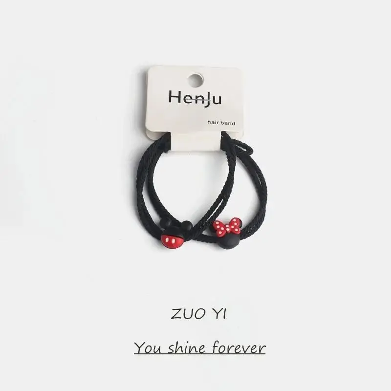 Disney cartoon cute Mickey Mouse Minnie Mouse couple high elasticity rubber band bestie sweet bow headwear tie hair dedicated
Disney cartoon cute Mickey Mouse Minnie Mouse couple high elasticity rubber band bestie sweet bow headwear tie hair dedicated