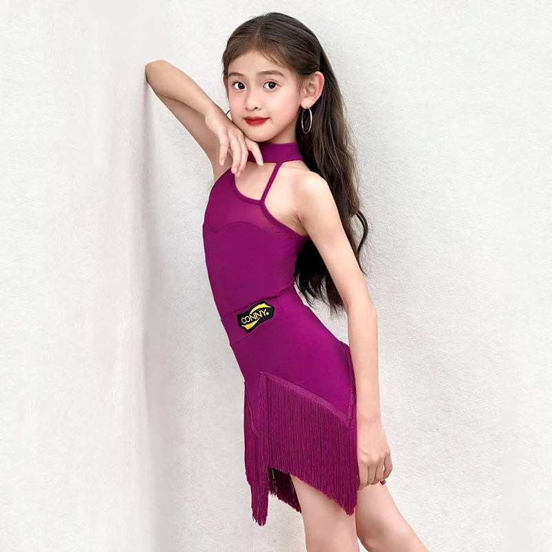 2026 Kid Latin Dance Performance Clothes Summer Sleeveless Dance Suit Fringe Practice Skirt Salsa Cha Cha Dancing Outfit VBH2703
2026 Kid Latin Dance Performance Clothes Summer Sleeveless Dance Suit Fringe Practice Skirt Salsa Cha Cha Dancing Outfit VBH2703