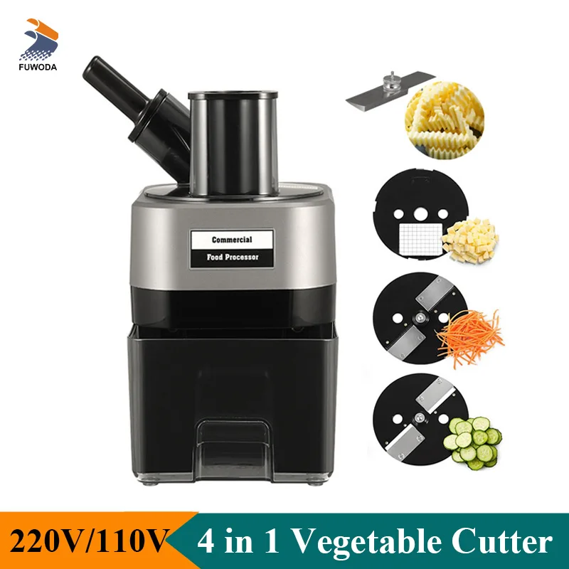 Электрическая овощерезка 220 В 110 В 4 в 1, машина для нарезки кубиками, измельчения, машина для изготовления картофеля с волчьими зубами, резак для использования на кухне
Электрическая овощерезка 220 В 110 В 4 в 1, машина для нарезки кубиками, измельчения, машина для изготовления картофеля с волчьими зубами, резак для использования на кухне