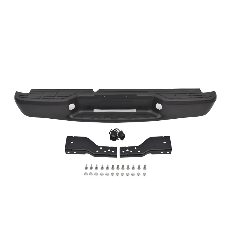 Черный с черными накладками на задний бампер в сборе для Chevrolet S10 1998-2004 GM 1101103
Черный с черными накладками на задний бампер в сборе для Chevrolet S10 1998-2004 GM 1101103