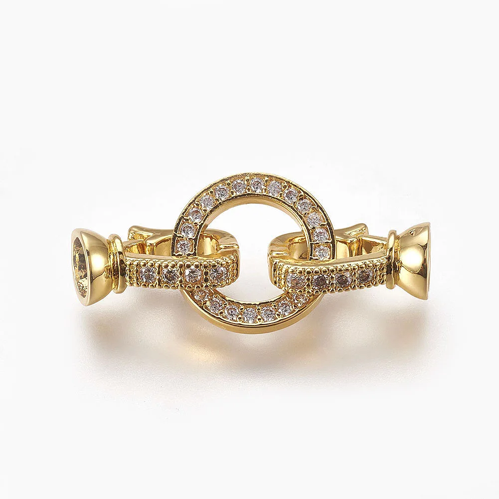 5 Set Brass Micro Pave Cubic Zirconia Fold Over Clasps Flat Round Closure Fasteners Lock Clasps for DIY Jewelry Supplies 32mm
5 Set Brass Micro Pave Cubic Zirconia Fold Over Clasps Flat Round Closure Fasteners Lock Clasps for DIY Jewelry Supplies 32mm