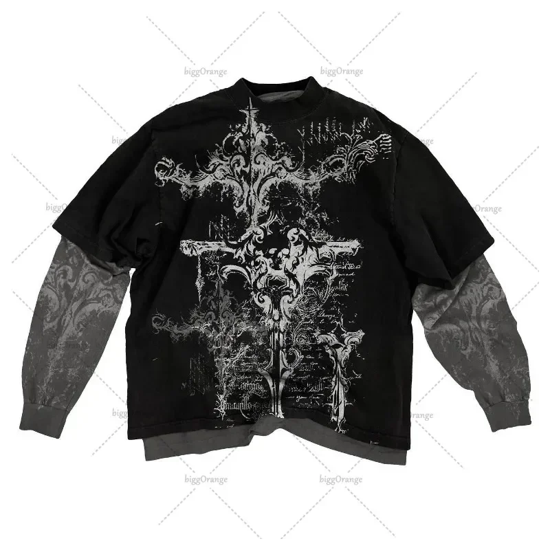 American Street Hip-hop Retro Oversized Printed Casual Loose Long-sleeved Shirt Men Y2K Harajuku Fashion Versatile Top Women
American Street Hip-hop Retro Oversized Printed Casual Loose Long-sleeved Shirt Men Y2K Harajuku Fashion Versatile Top Women