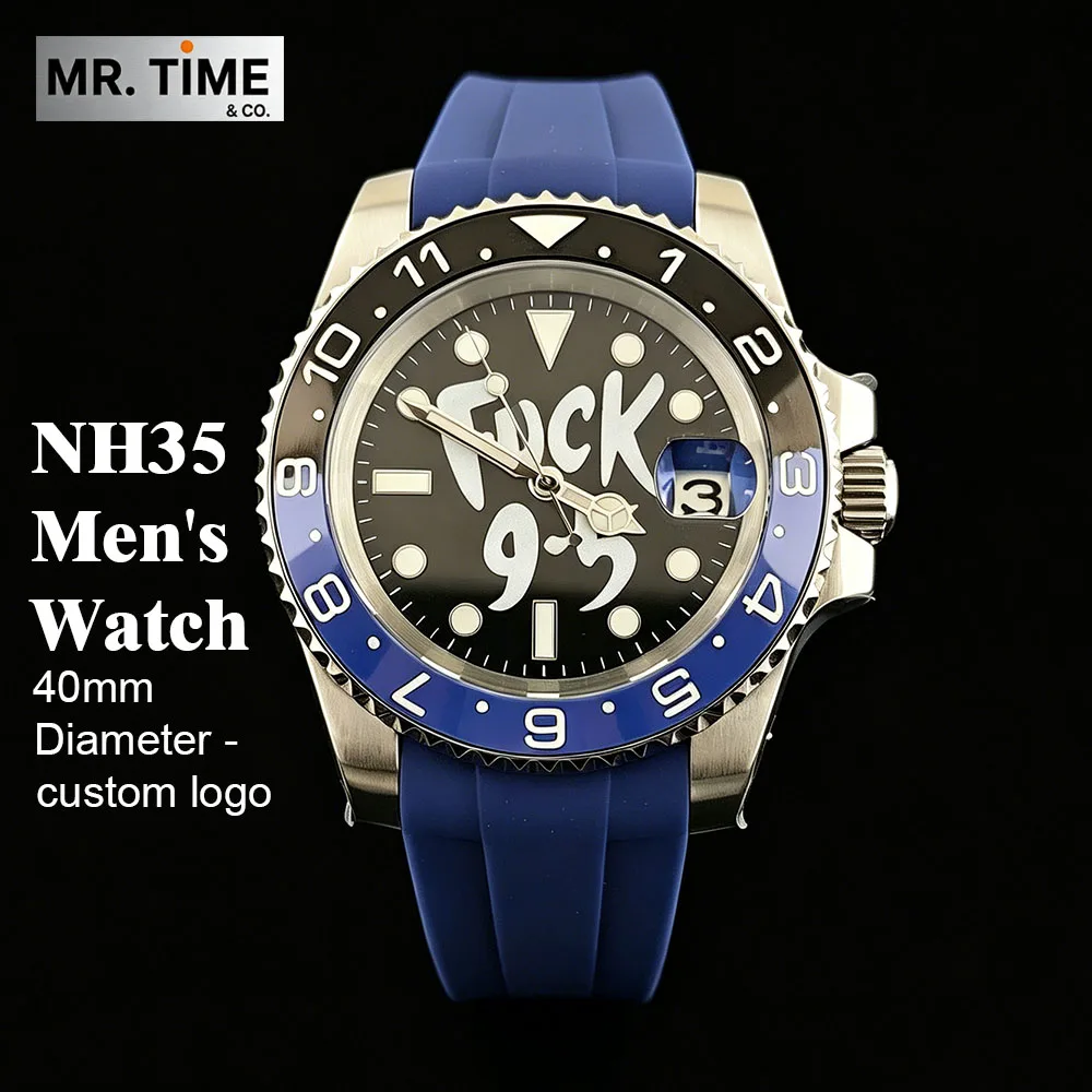 2026 New NH35 Rubber Strap Watch Men's Automatic Mechanical Watch Sapphire Customized Logo Waterproof NH35 Movement Watch
2026 New NH35 Rubber Strap Watch Men's Automatic Mechanical Watch Sapphire Customized Logo Waterproof NH35 Movement Watch