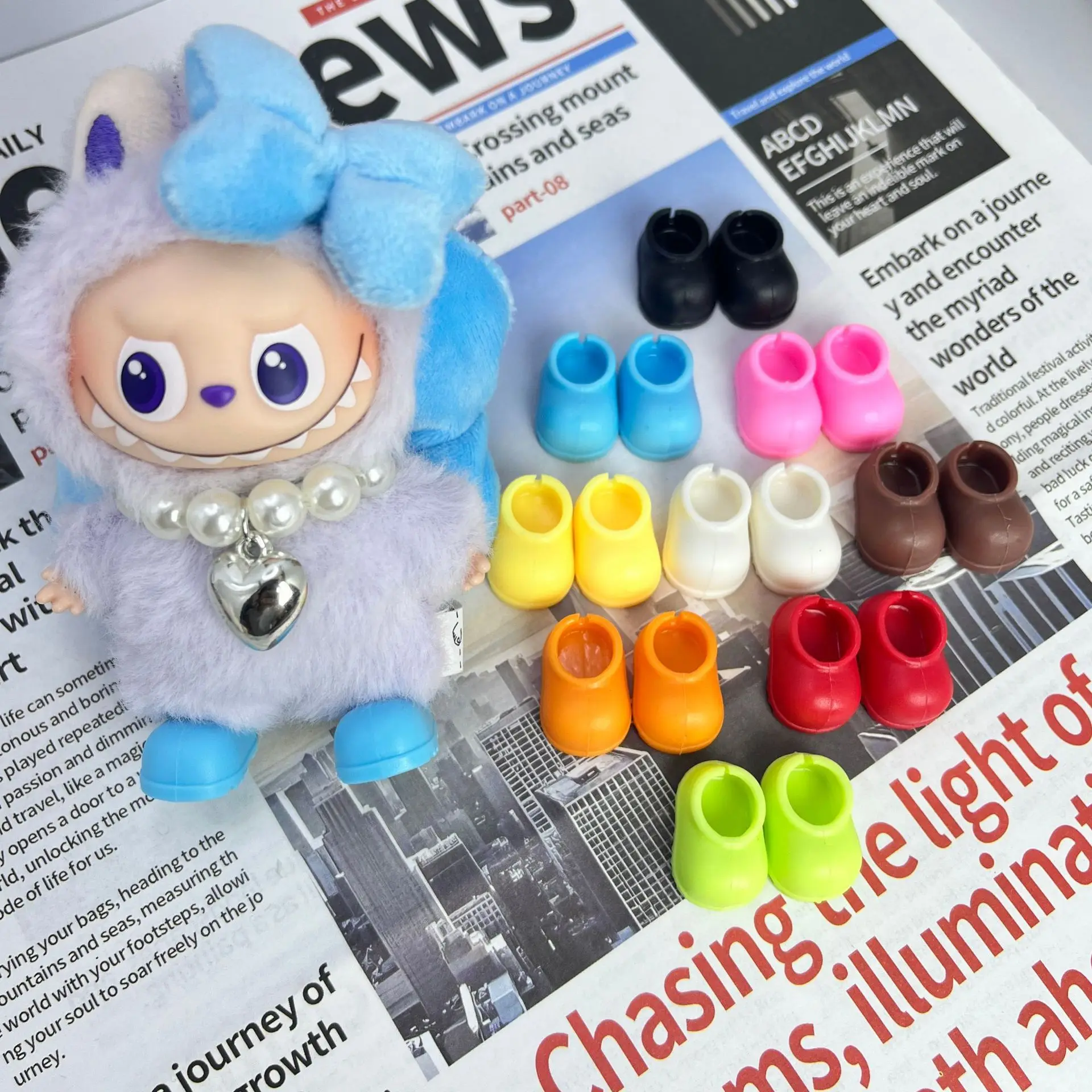 For 10cm 4th Gen Mini Labubu Heart Code 5-color Bow 10cm Mini Labubu 4.0 Doll Clothes
For 10cm 4th Gen Mini Labubu Heart Code 5-color Bow 10cm Mini Labubu 4.0 Doll Clothes