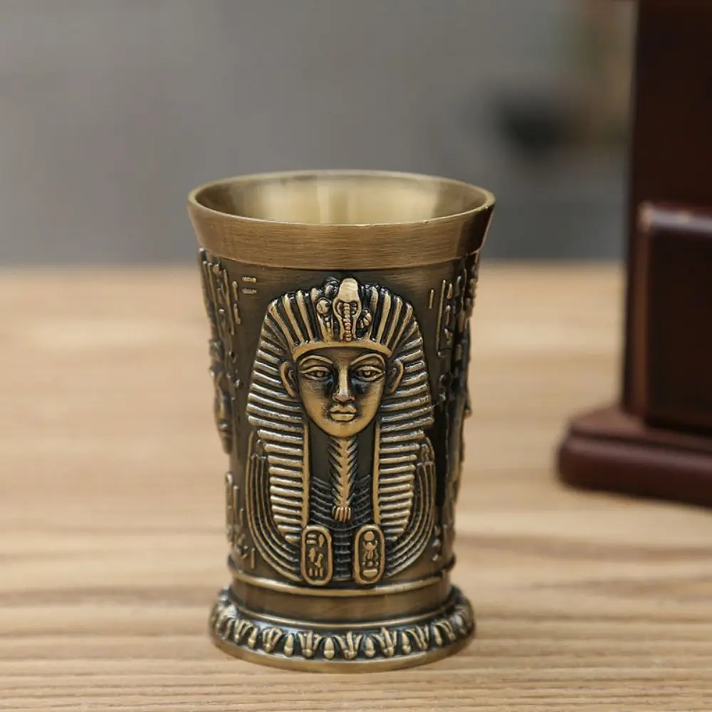 Creative Non-slip Retro Metal Cup Egypt Myth Anti-fall 3D Wine Glass Small Size Small Cocktail Cup Cocktail Cup
Creative Non-slip Retro Metal Cup Egypt Myth Anti-fall 3D Wine Glass Small Size Small Cocktail Cup Cocktail Cup