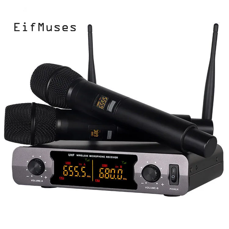 Professional Metal UHF Wireless Microphone System Fidelity Singing Wireless Microphone
Professional Metal UHF Wireless Microphone System Fidelity Singing Wireless Microphone