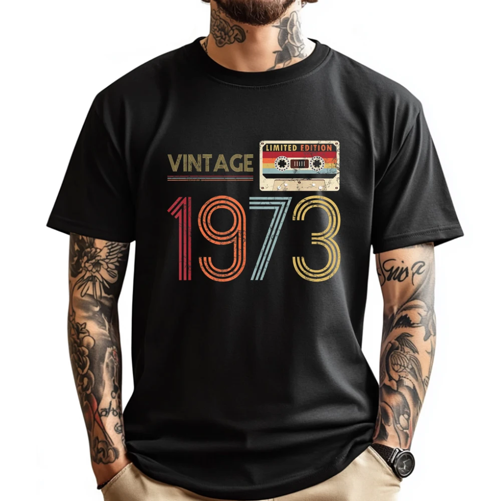 Vintage 1973 Limited Edition Cassette Tape 50th Birthday Teeshirt Limited Time Special Funny Shirt Alphabet
Vintage 1973 Limited Edition Cassette Tape 50th Birthday Teeshirt Limited Time Special Funny Shirt Alphabet