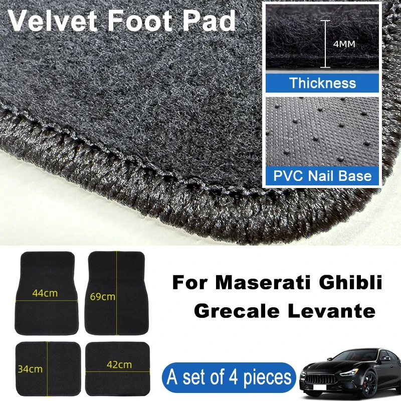 For Maserati Ghibli Grecale Levante Quattroporte Car Floor Mats Black Non-Slip 4Pcs Front & Rear Foot Mats Carpets Rugs
For Maserati Ghibli Grecale Levante Quattroporte Car Floor Mats Black Non-Slip 4Pcs Front & Rear Foot Mats Carpets Rugs