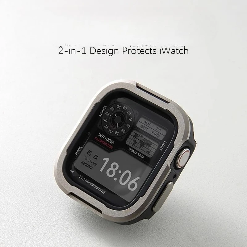 Armor Metal Case For Ultra 2 10 9 8 7 6 5 Drop Resistant Protect Cover For iWatch 40mm 41mm 42mm 44mm 45mm 46mm 49mm
Armor Metal Case For Ultra 2 10 9 8 7 6 5 Drop Resistant Protect Cover For iWatch 40mm 41mm 42mm 44mm 45mm 46mm 49mm