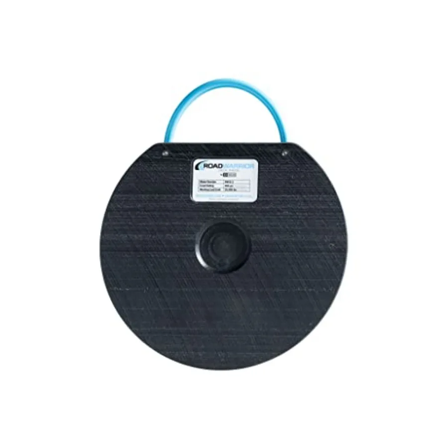 RV stabilization pad for heavy-duty use, polymer material, black, 25000 lb load rating, stackable and waterproof
RV stabilization pad for heavy-duty use, polymer material, black, 25000 lb load rating, stackable and waterproof