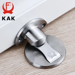 KAK Magnetic Door Stops 304 Stainless Steel Door Stopper Hidden Door Holders Catch Floor Nail-free Doorstop Furniture Hardware KAK Magnetic Door Stops 304 Stainless Steel Door Stopper Hidden Door Holders Catch Floor Nail-free Doorstop Furniture Hardware