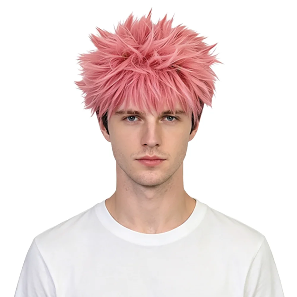 Yuji Itadori Cosplay Wig Short Pink Black Two Tone Spiky Anime Heat Resistant Synthetic Wig For Men Women Halloween Comic Con
Yuji Itadori Cosplay Wig Short Pink Black Two Tone Spiky Anime Heat Resistant Synthetic Wig For Men Women Halloween Comic Con