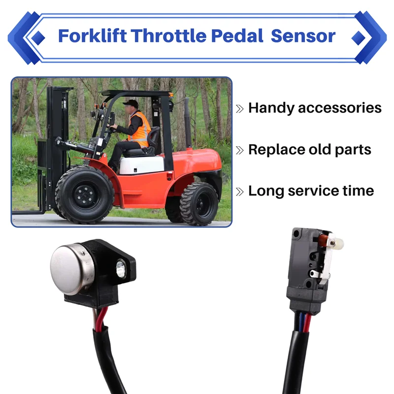 AUTO Advanced Throttle Control Sensor Potentiometer With Micro-Switch For Nichiyu FBR10-30 Series Electric Forklifts
AUTO Advanced Throttle Control Sensor Potentiometer With Micro-Switch For Nichiyu FBR10-30 Series Electric Forklifts