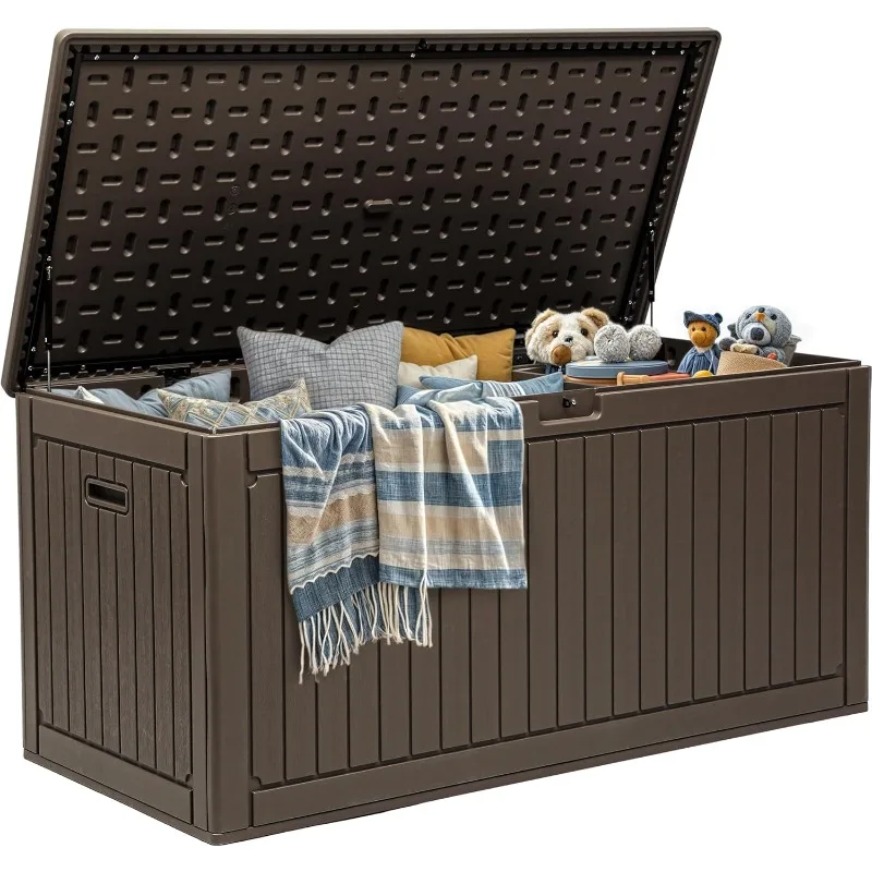 YITAHOME 260 Gallon Double-Wall Deck Box with Divider & Side Handles, Outdoor Large Storage for Patio Furniture Cushions
YITAHOME 260 Gallon Double-Wall Deck Box with Divider & Side Handles, Outdoor Large Storage for Patio Furniture Cushions