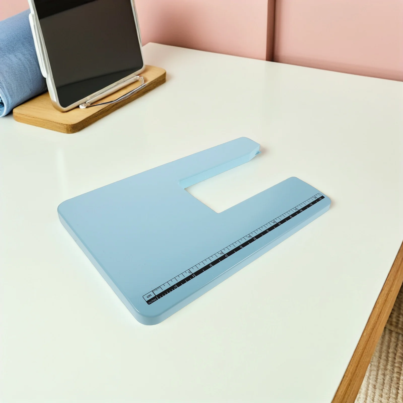 Sky Blue Sewing Machine Extension Board 38.50x23.50x2.00cm Expanded Workspace Sewing Table Attachment for Large Fabrics Quilting
Sky Blue Sewing Machine Extension Board 38.50x23.50x2.00cm Expanded Workspace Sewing Table Attachment for Large Fabrics Quilting