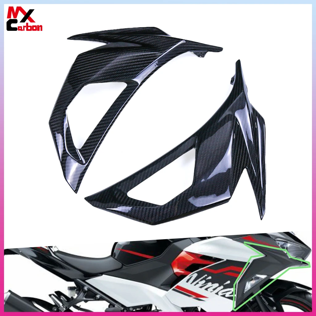 Передние боковые панели мотоцикла Обтекатели для Kawasaki Ninja 400 2018 2019 2020 2021 2022 2023 боковой обтекатель из углеродного волокна
Передние боковые панели мотоцикла Обтекатели для Kawasaki Ninja 400 2018 2019 2020 2021 2022 2023 боковой обтекатель из углеродного волокна