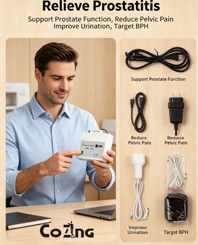 Urinary System Relief - Combined Vibrating Magnetic Therapy Device for Prostatitis Treatment, Alleviates Dysuria, Nocturia
Urinary System Relief - Combined Vibrating Magnetic Therapy Device for Prostatitis Treatment, Alleviates Dysuria, Nocturia