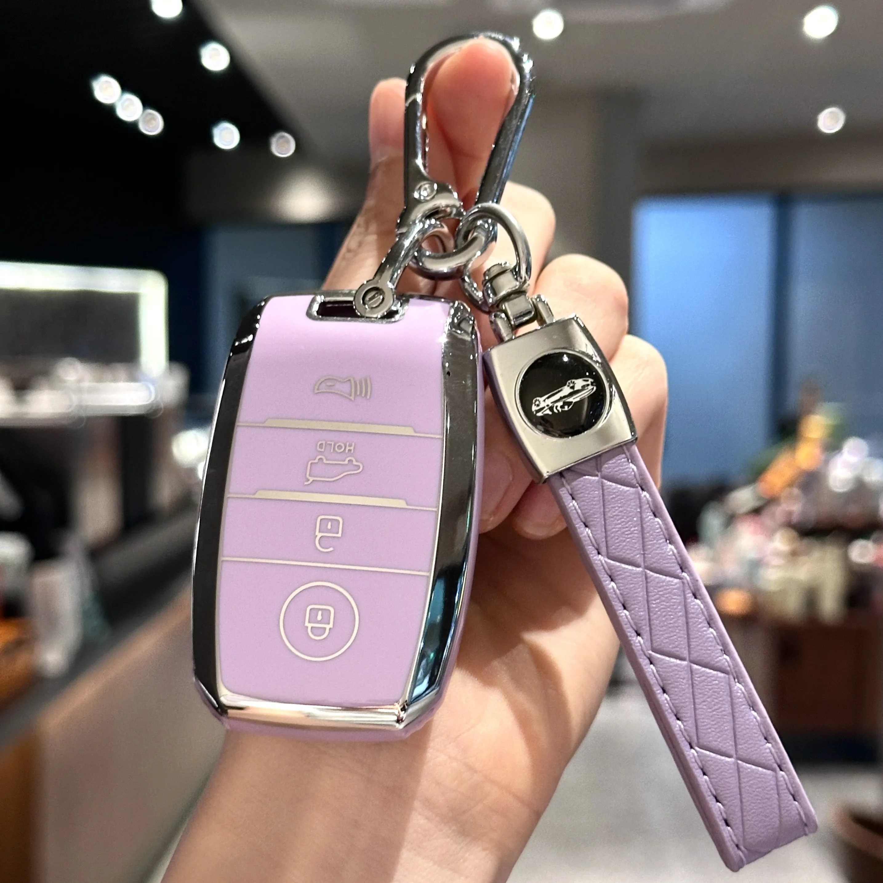 Key Fob Cover With Car Key Chain For Kia Soul, Optima, Forte, Sportage, Sorento, NIRO, Rio - Remote Case Shell Protector
Key Fob Cover With Car Key Chain For Kia Soul, Optima, Forte, Sportage, Sorento, NIRO, Rio - Remote Case Shell Protector
