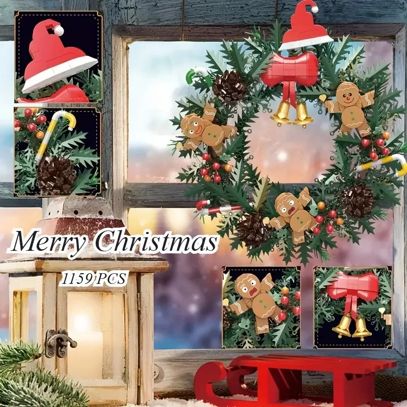 1159Pcs Limited Christmas Wreath Building Block, Christmas Tree Hanging Ornament, Birthday Party Decor, Kids STEM Learning Toy
1159Pcs Limited Christmas Wreath Building Block, Christmas Tree Hanging Ornament, Birthday Party Decor, Kids STEM Learning Toy