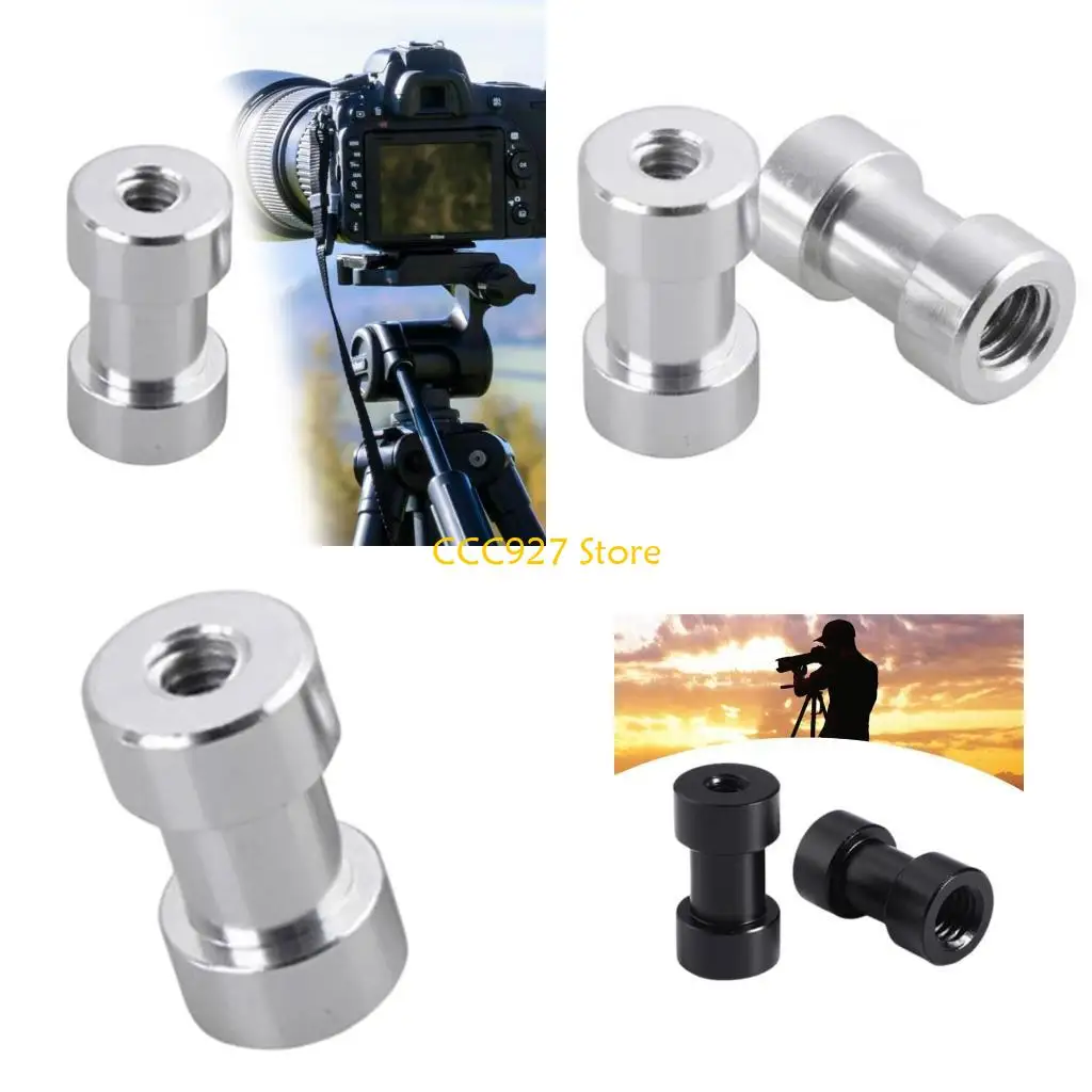 B03F Light Stand Adapters Screw Spigot Studs 3/8 Female to 1/4 Female for Tripods
B03F Light Stand Adapters Screw Spigot Studs 3/8 Female to 1/4 Female for Tripods