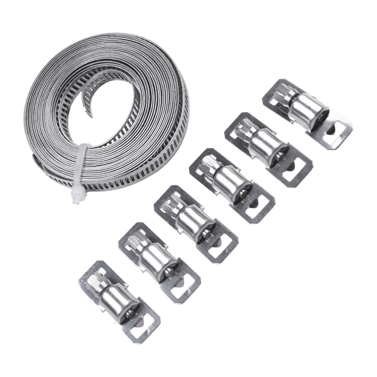9.8ft Adjustable Large Hose Clamps Worm-Gear Stainless Steel Clamp+6 Fasteners Automobiles Accessories Clamp And Fasteners
9.8ft Adjustable Large Hose Clamps Worm-Gear Stainless Steel Clamp+6 Fasteners Automobiles Accessories Clamp And Fasteners