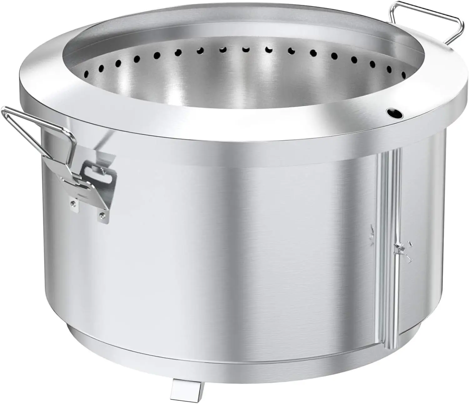 24 Inch Outdoor Smokeless Fire Pit Stainless Steel Fire Bowl, Portable Wood Burning Stove with Detachable Handles for Backyard
24 Inch Outdoor Smokeless Fire Pit Stainless Steel Fire Bowl, Portable Wood Burning Stove with Detachable Handles for Backyard
