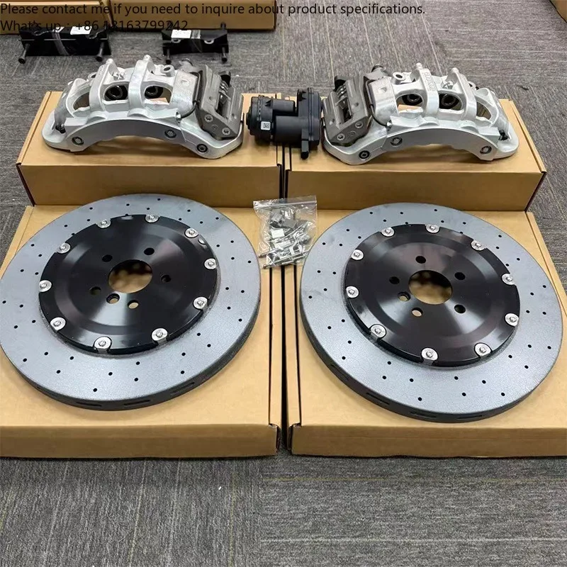 Big Brake Kit with Carbon Ceramic Discs Rear EPB4POT Caliper Ceramic Rotor Fits All EPB Vehicles
Big Brake Kit with Carbon Ceramic Discs Rear EPB4POT Caliper Ceramic Rotor Fits All EPB Vehicles