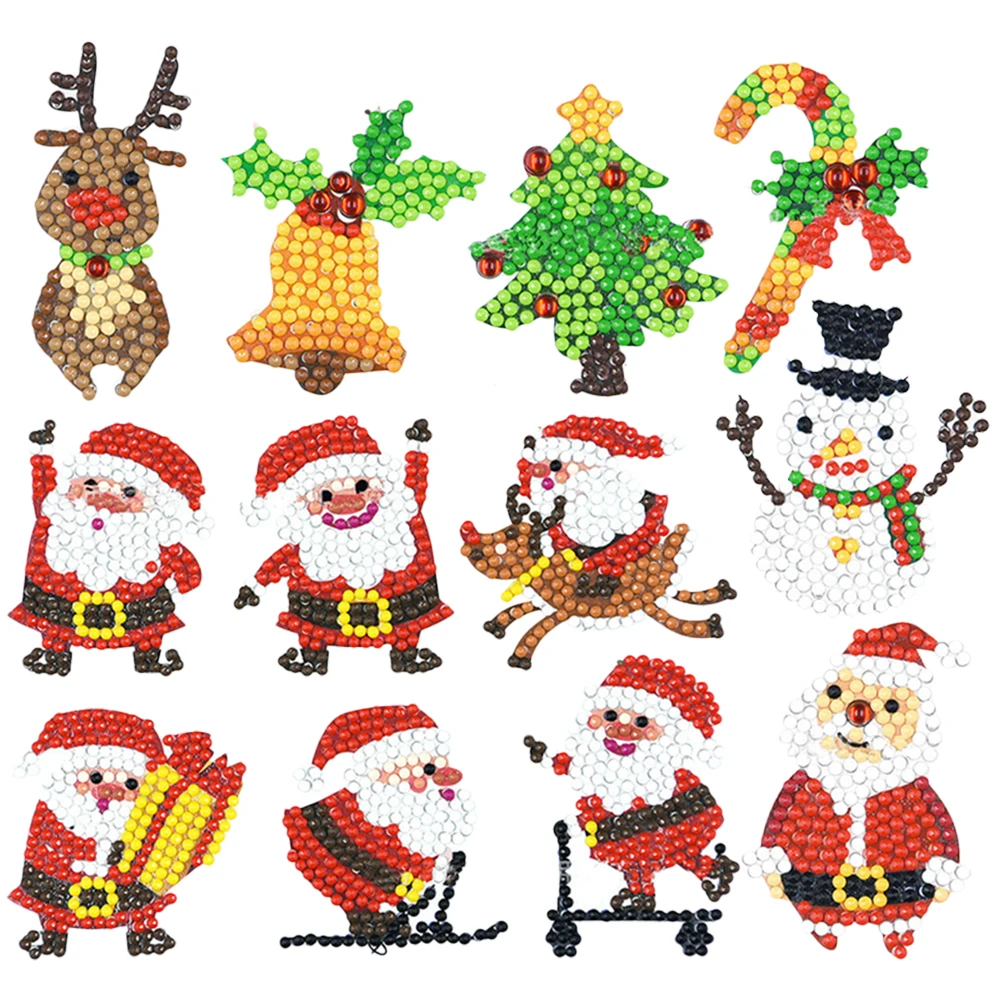 2 Sheets Christmas Cartoon Diamond Drawings Plastic Toy Stickers DIY Crafts Puzzle Cartoon Diamond Drawings For Kids Jigsaw
2 Sheets Christmas Cartoon Diamond Drawings Plastic Toy Stickers DIY Crafts Puzzle Cartoon Diamond Drawings For Kids Jigsaw