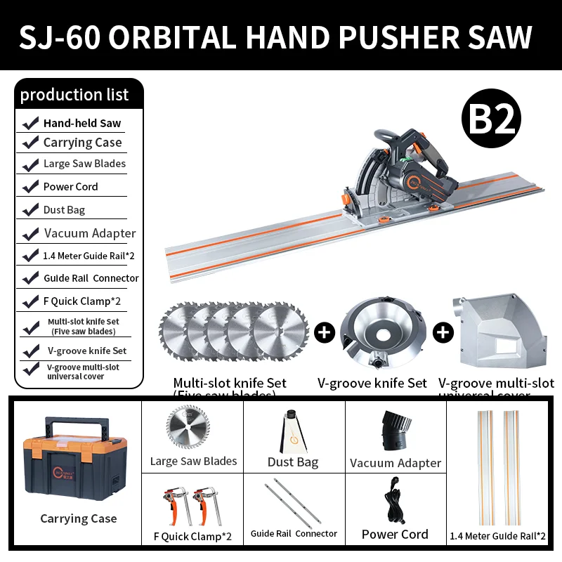 JZY New Powerful High-Power Track Saw Machine 220V 110V Handheld Electric SJ-60 Track Saw For Woodworking
JZY New Powerful High-Power Track Saw Machine 220V 110V Handheld Electric SJ-60 Track Saw For Woodworking