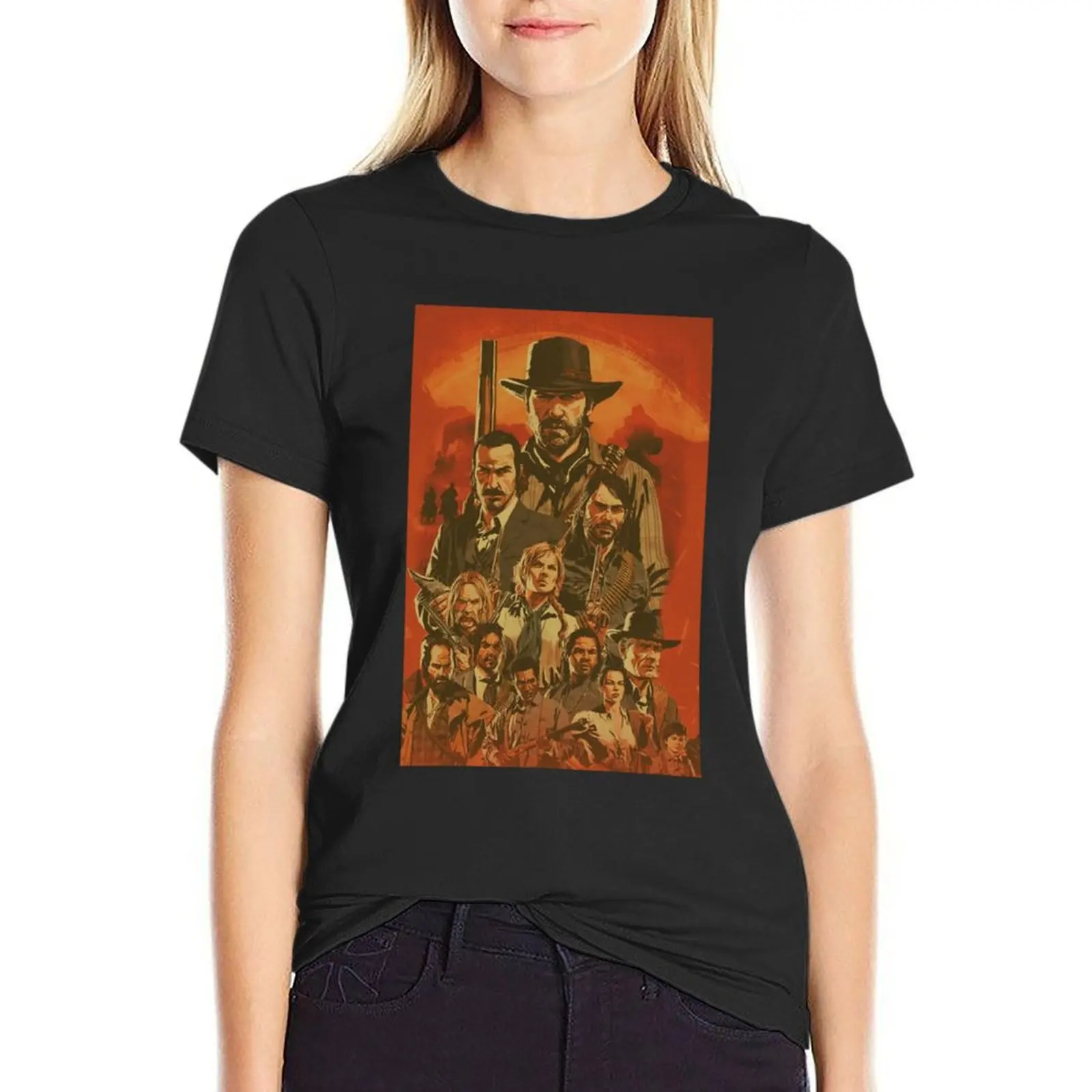 Red Dead Redemption T-Shirt vintage quick-drying animal print western t-shirt dress for Women
Red Dead Redemption T-Shirt vintage quick-drying animal print western t-shirt dress for Women