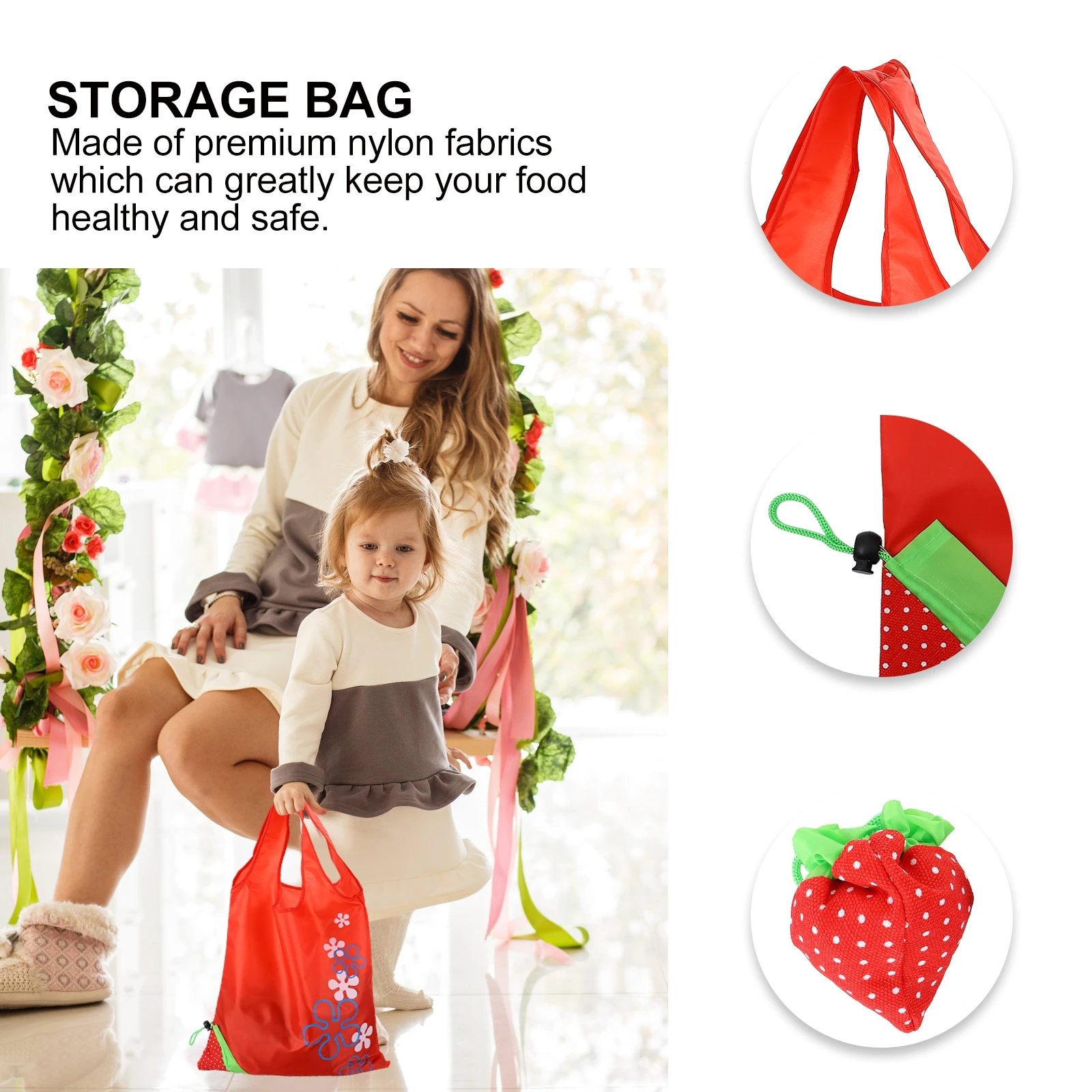 6pcs Foldable Fruit Shopping Bags Reusable Eco Friendly Storage Tote Lightweight Compact Washable Grocery Event Bag
6pcs Foldable Fruit Shopping Bags Reusable Eco Friendly Storage Tote Lightweight Compact Washable Grocery Event Bag