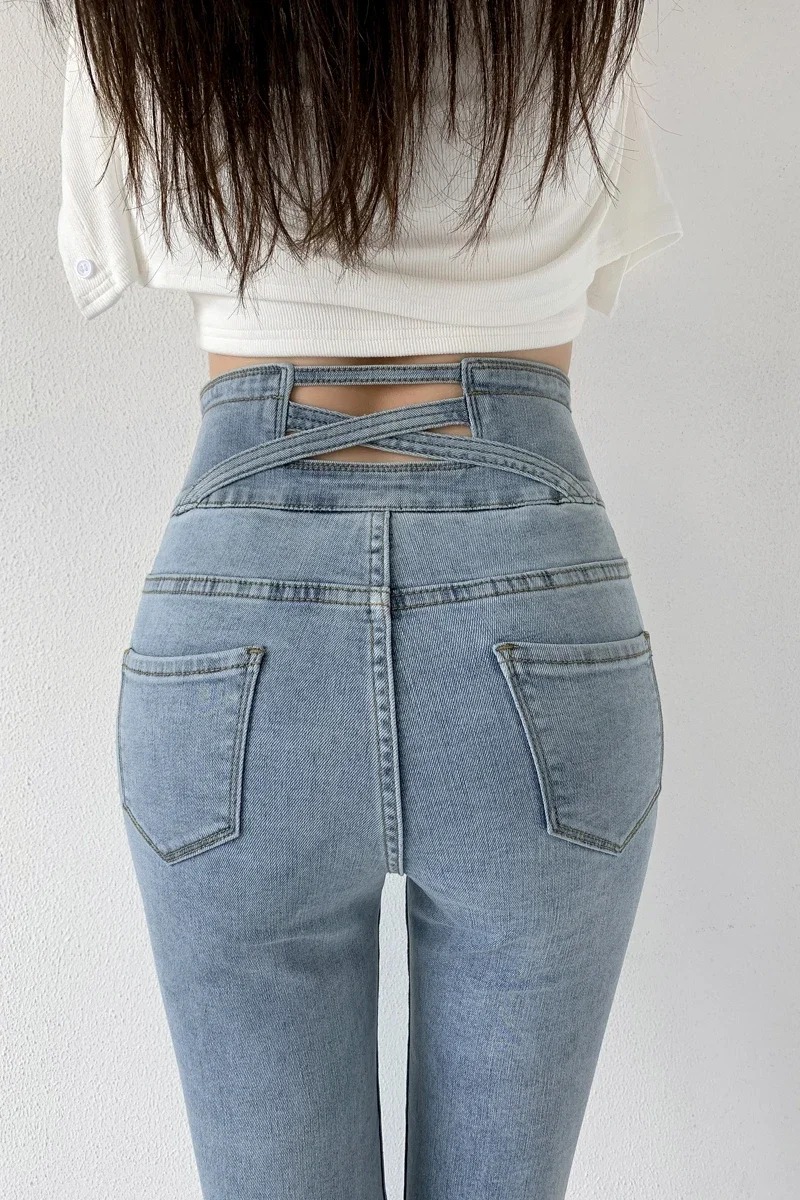 Skinny Pencil Jeans Four Buttons Vintage High Waist Women Slim Stretch Denim Pants Tight Trousers 2024 Women's Pants
Skinny Pencil Jeans Four Buttons Vintage High Waist Women Slim Stretch Denim Pants Tight Trousers 2024 Women's Pants