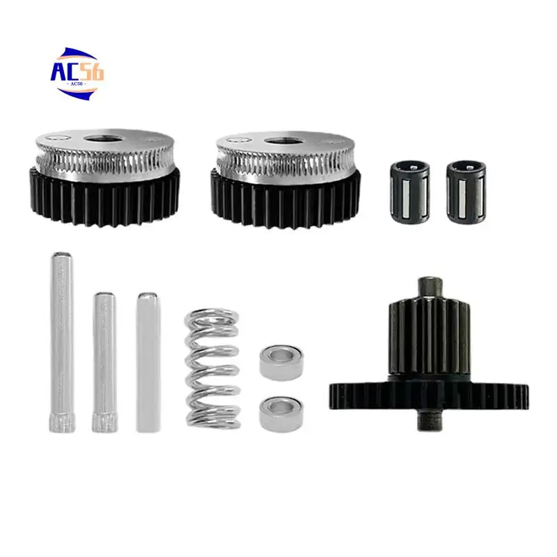 AC56-для HGX LITE, комплект шестерен для экструдера, большая шестерня, часовой механизм2, закаленная сталь + шестерни PA66 HRC60 для 3D-принтера VORON2.4
AC56-для HGX LITE, комплект шестерен для экструдера, большая шестерня, часовой механизм2, закаленная сталь + шестерни PA66 HRC60 для 3D-принтера VORON2.4