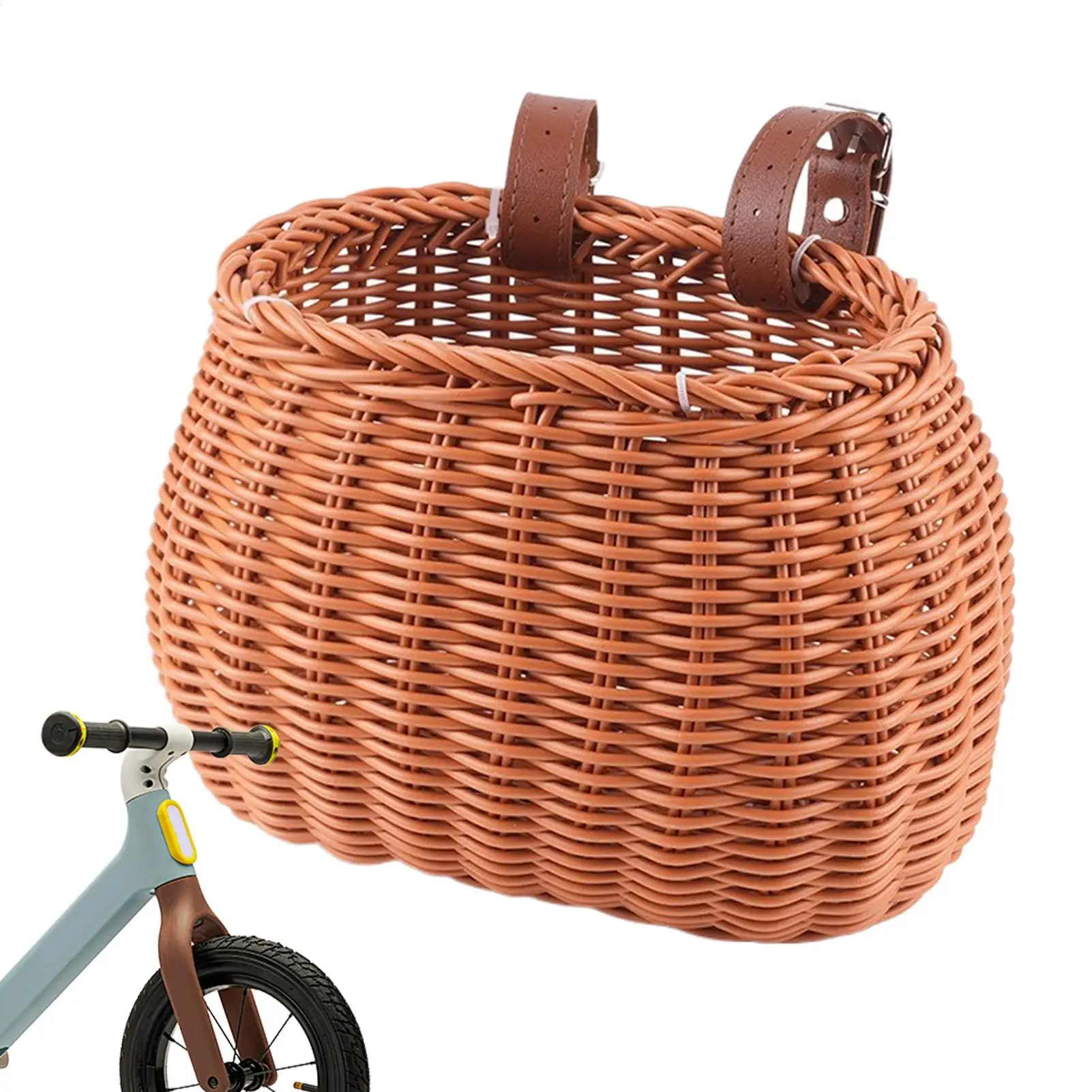 Bike Basket Front Hand-Woven Large Capacity Bicycle Storage Handlebar Front Basket For Bike For Bicycle Scooters Camping Beach
Bike Basket Front Hand-Woven Large Capacity Bicycle Storage Handlebar Front Basket For Bike For Bicycle Scooters Camping Beach
