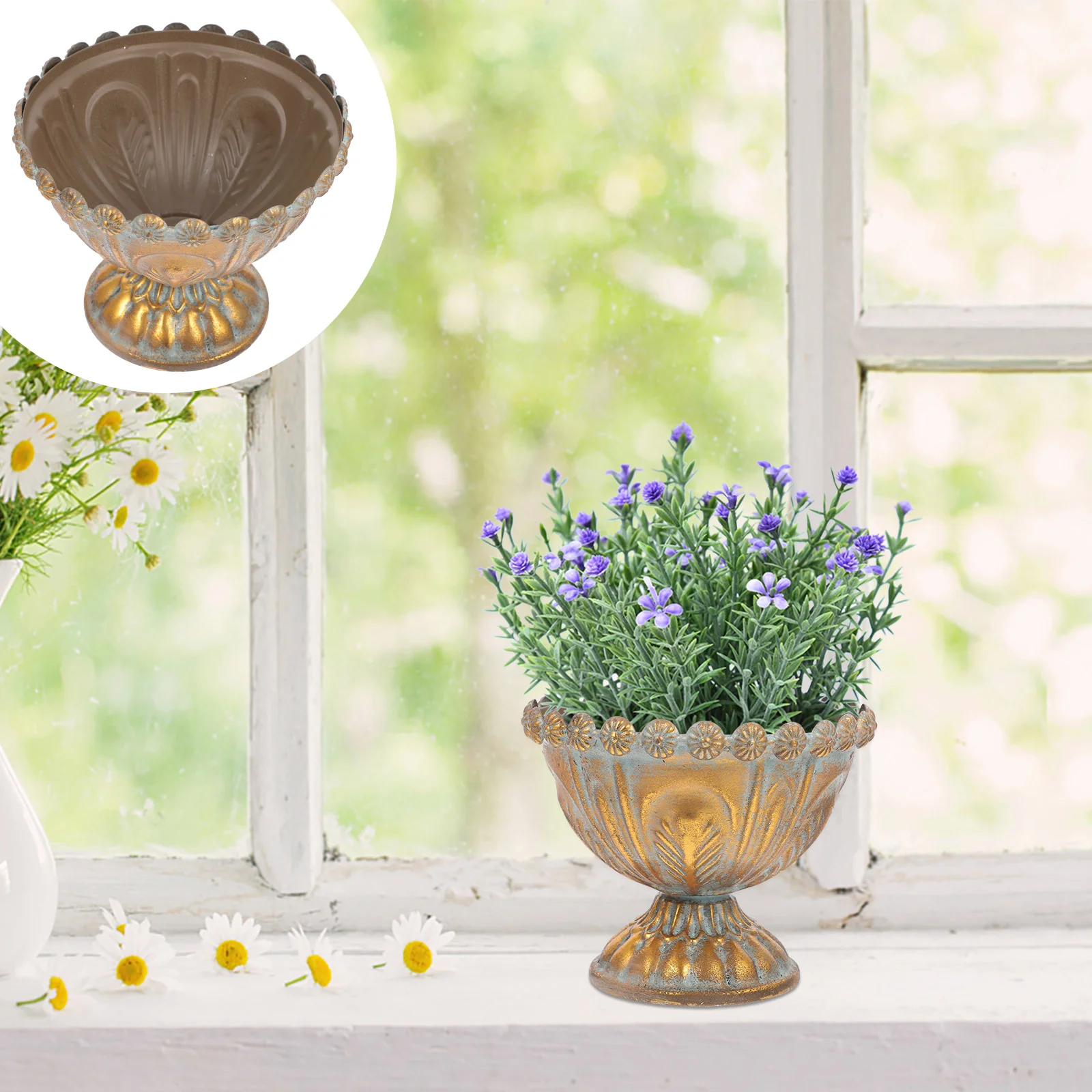 Flowerpot Country Decor Decorations Plant Creative Container Iron Garden Bouquet
Flowerpot Country Decor Decorations Plant Creative Container Iron Garden Bouquet
