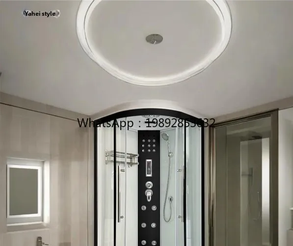 ZZ integral shower room integrated household bathroom fan-shaped high basin closed bath room
ZZ integral shower room integrated household bathroom fan-shaped high basin closed bath room