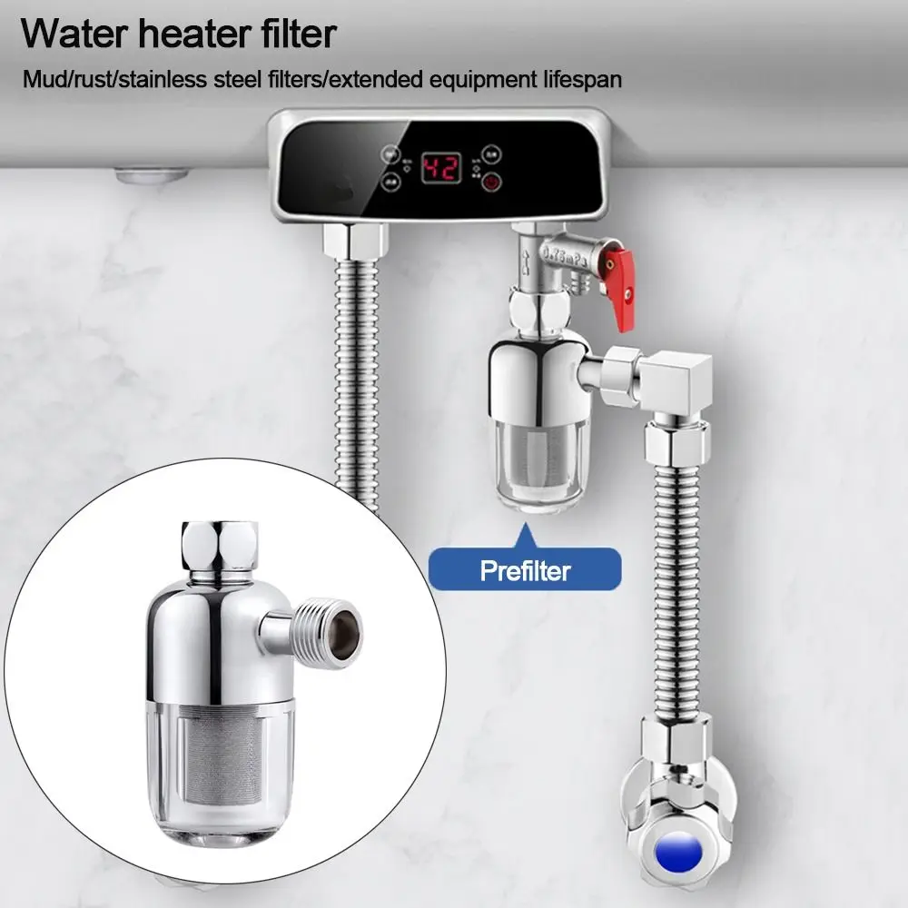 Purifier Output Kitchen Faucet Filter Pre-filter Universal Tap Water Front Water Filter Water Heater Purification Fittings
Purifier Output Kitchen Faucet Filter Pre-filter Universal Tap Water Front Water Filter Water Heater Purification Fittings