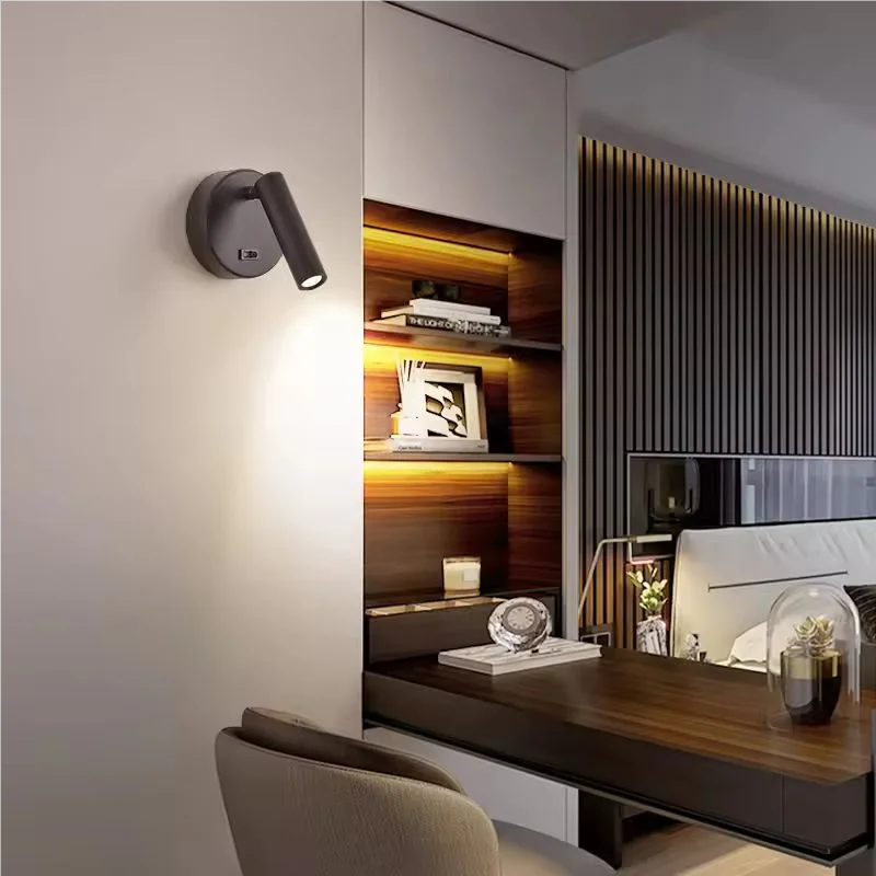 Modern Simple Style Adjustable Indoor LED Wall Light for Bedroom Living Room Study Room and Corridor for Home Decor Lighting 6pa
Modern Simple Style Adjustable Indoor LED Wall Light for Bedroom Living Room Study Room and Corridor for Home Decor Lighting 6pa