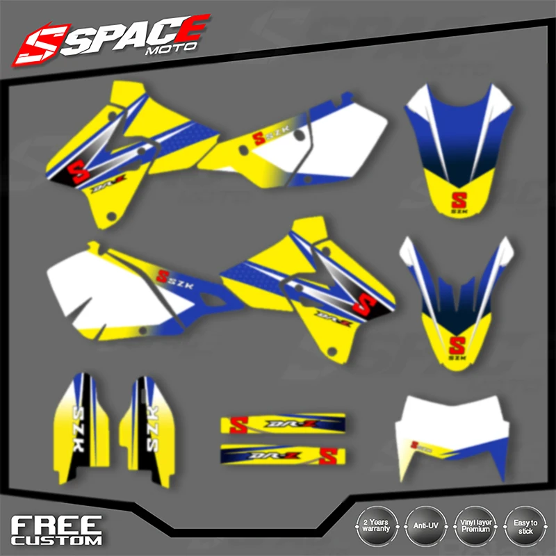 SPACE для SUKUZI 1999 2000 2001 2002 2003 2004-2022 DRZ400 пользовательские мотоциклетные графические фоновые наклейки наборы наклеек 011
SPACE для SUKUZI 1999 2000 2001 2002 2003 2004-2022 DRZ400 пользовательские мотоциклетные графические фоновые наклейки наборы наклеек 011