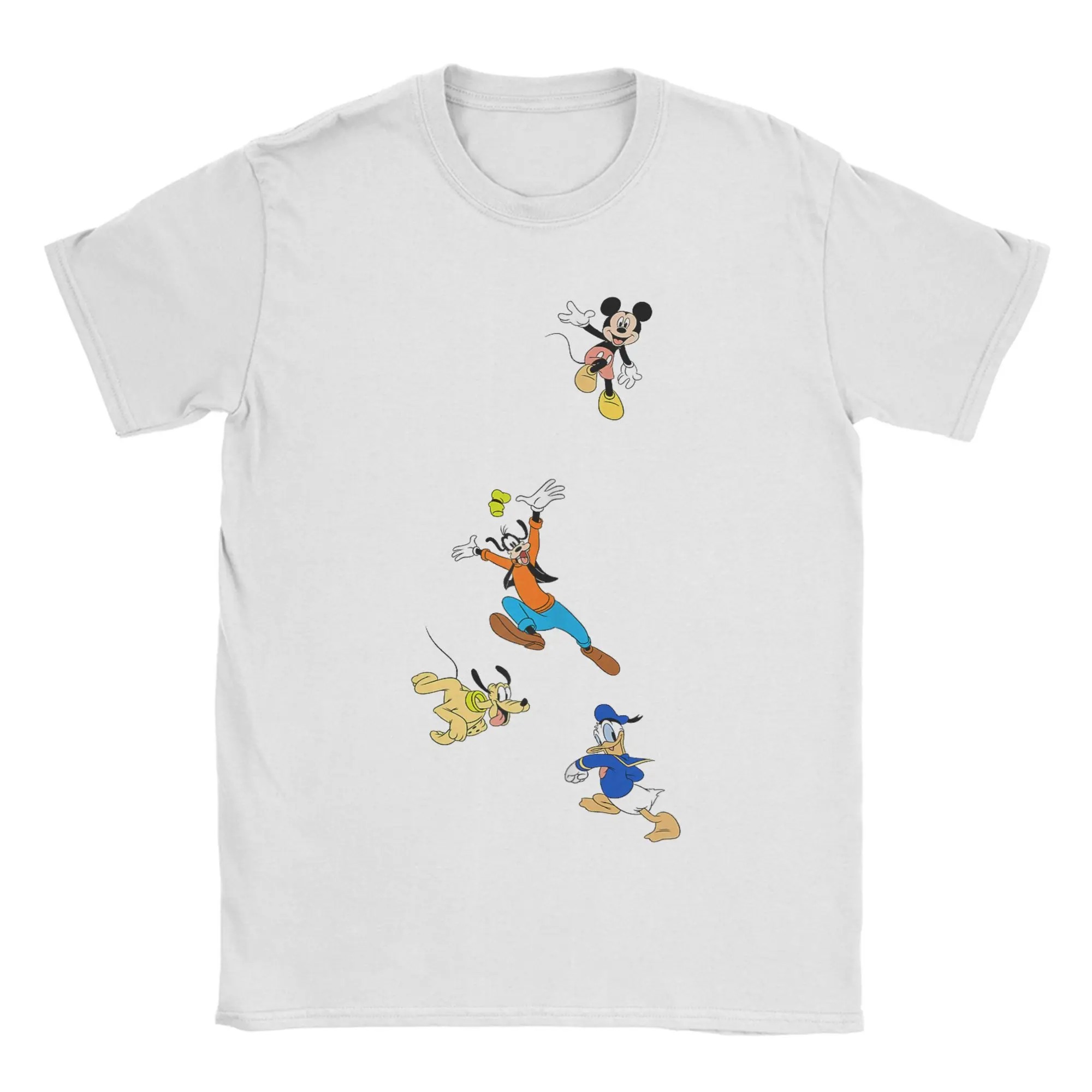 Mickey And Friends Goofy Donald Falling Cartoon Icons Men T Shirts Vintage Tee Shirt Short Sleeve Round Neck T-Shirts Cotton
Mickey And Friends Goofy Donald Falling Cartoon Icons Men T Shirts Vintage Tee Shirt Short Sleeve Round Neck T-Shirts Cotton