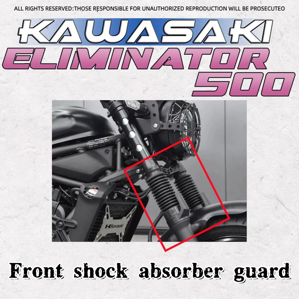 For Kawasaki Eliminator 500 front shock absorber sleeve protective cover shock absorber decoration dustproof
For Kawasaki Eliminator 500 front shock absorber sleeve protective cover shock absorber decoration dustproof