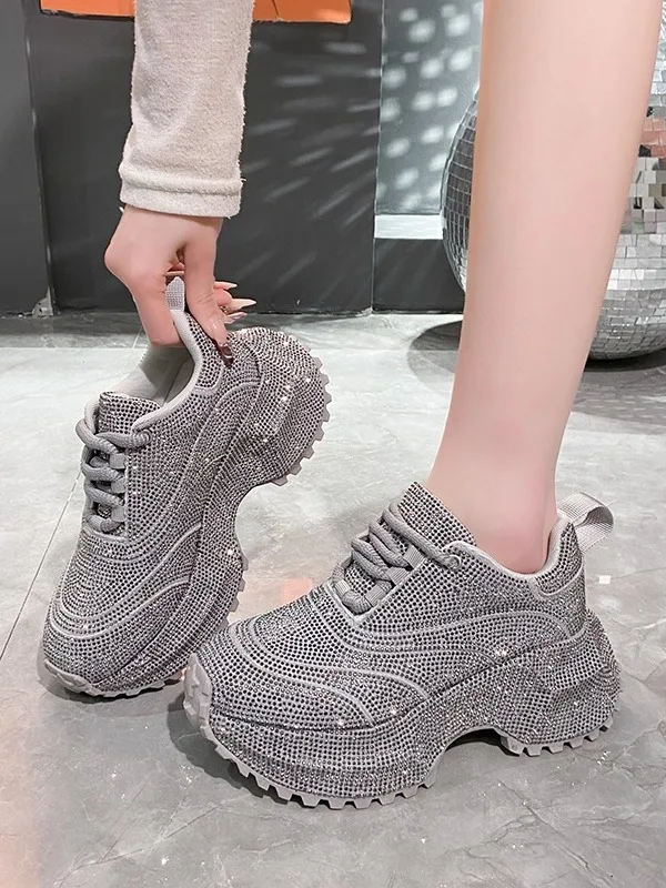 Casual Sport oes Women's Thi Bot Dad oes Spring 2025 round Toe Platform Leisure Sports oes Faionable Diamond Drill
Casual Sport oes Women's Thi Bot Dad oes Spring 2025 round Toe Platform Leisure Sports oes Faionable Diamond Drill