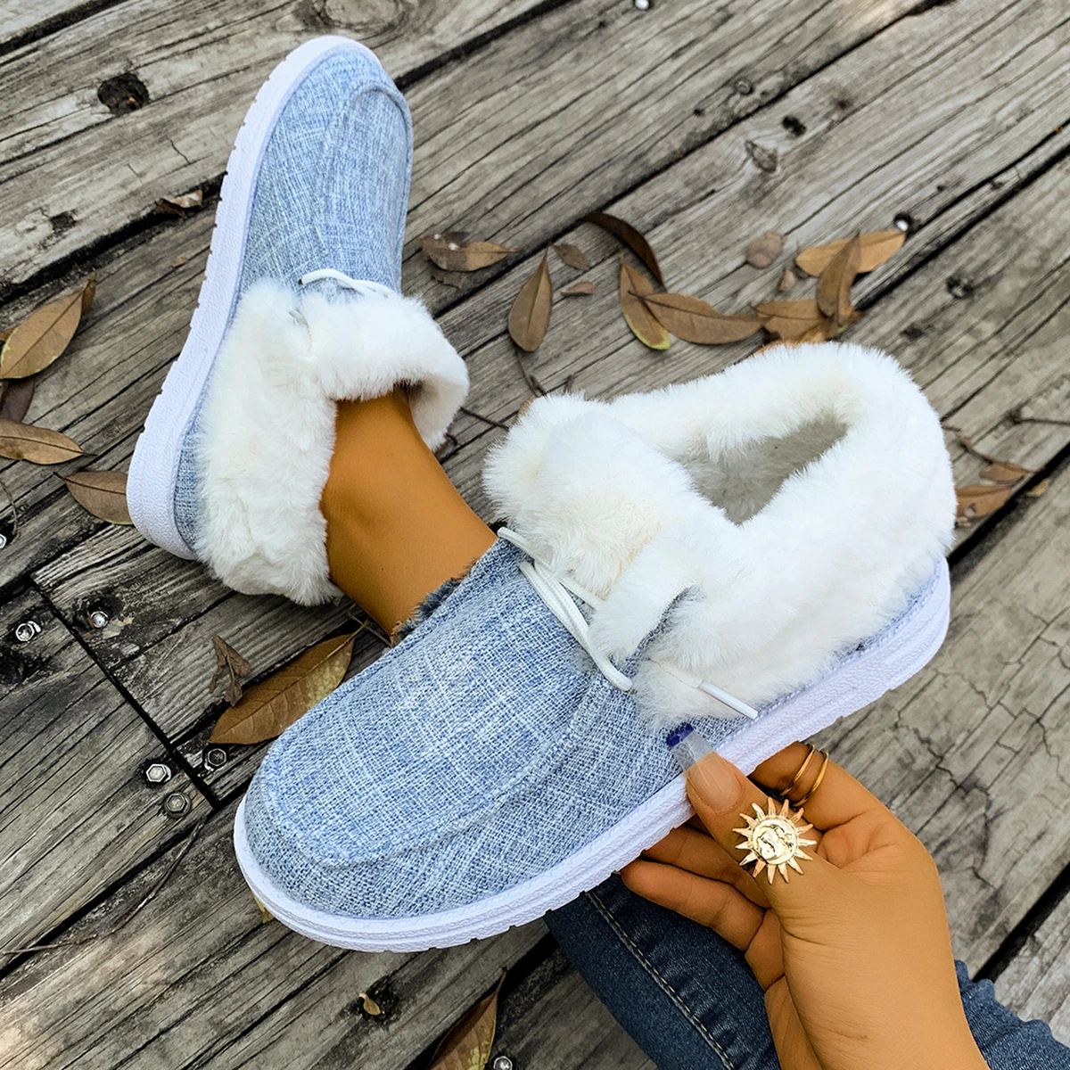 Women Ankle Boots Winter Thick Bottom Warm Cotton Boots Women Large Size Lined Thickened Snow Boots Casual Round Toe Shoes Women
Women Ankle Boots Winter Thick Bottom Warm Cotton Boots Women Large Size Lined Thickened Snow Boots Casual Round Toe Shoes Women