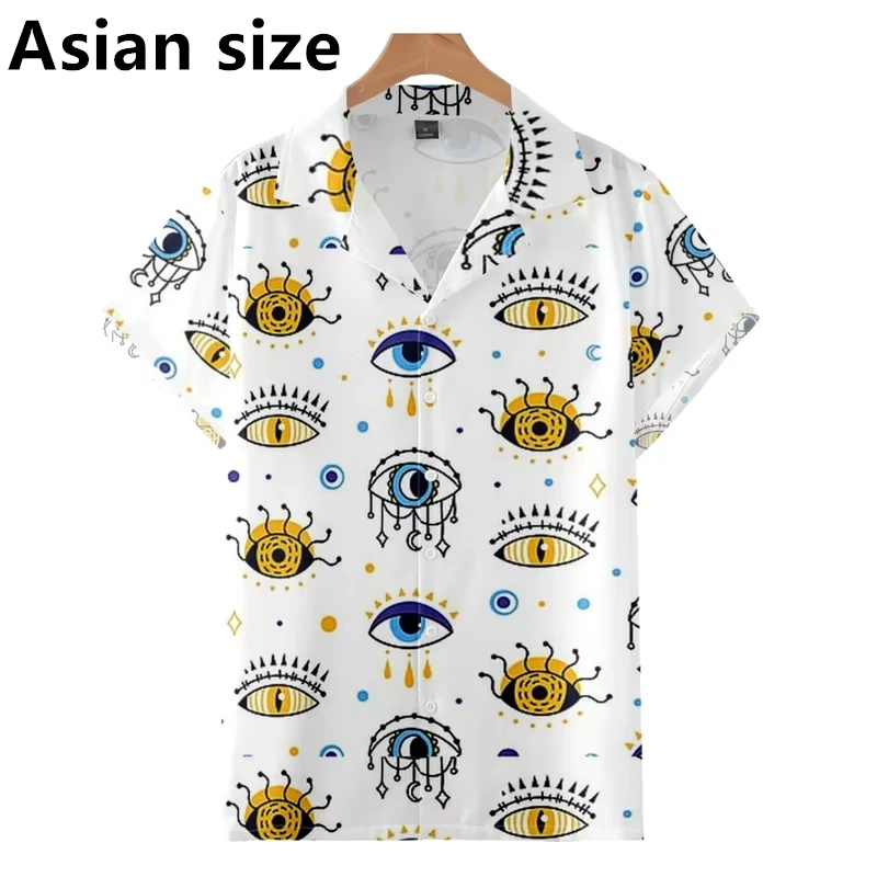Ethnic Style Blue Eye 3D Printed Shirts For Men Clothes Fashion Punk Eyes Graphic Shirts Unisex Harajuku Short Sleeve Button Top
Ethnic Style Blue Eye 3D Printed Shirts For Men Clothes Fashion Punk Eyes Graphic Shirts Unisex Harajuku Short Sleeve Button Top