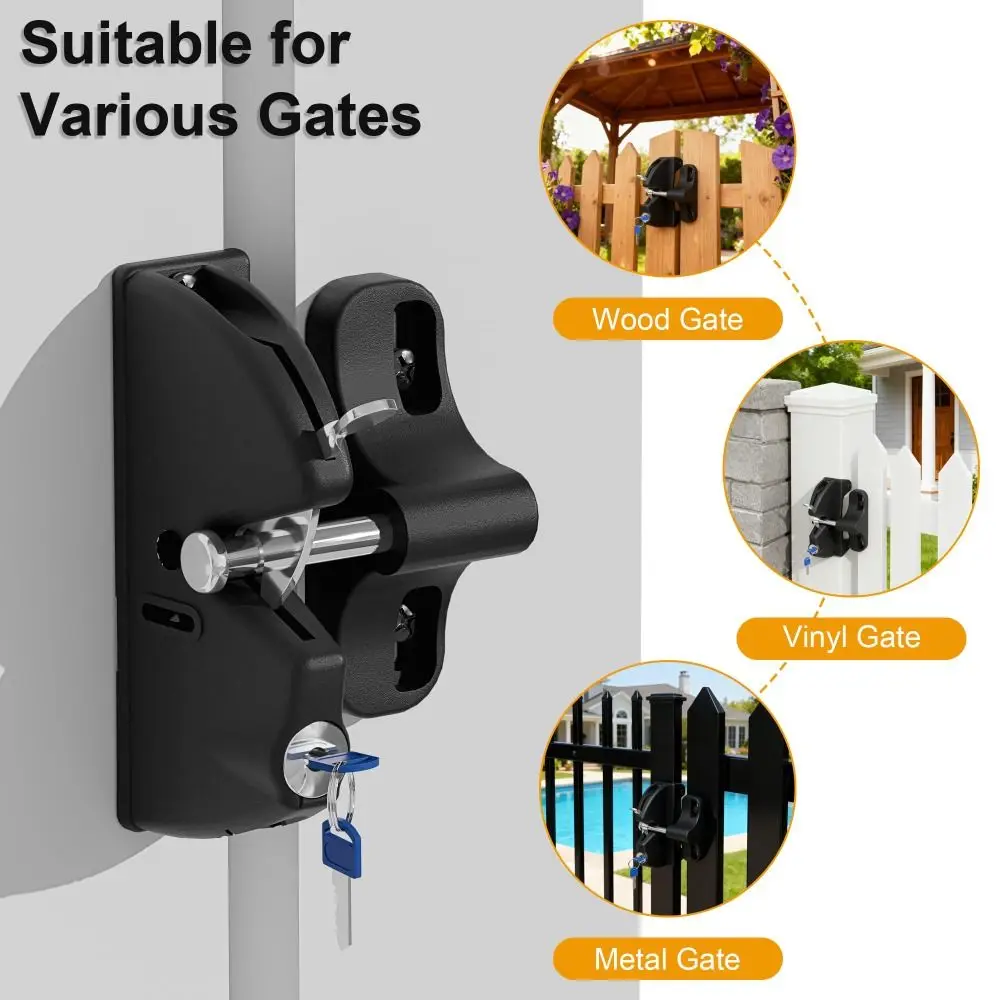 Black Color Outdoor Door Lock Spring Loaded Pull Cable Self-Locking Door Kit Durable Non-rusting Nylon Material Double-ded Lock
Black Color Outdoor Door Lock Spring Loaded Pull Cable Self-Locking Door Kit Durable Non-rusting Nylon Material Double-ded Lock