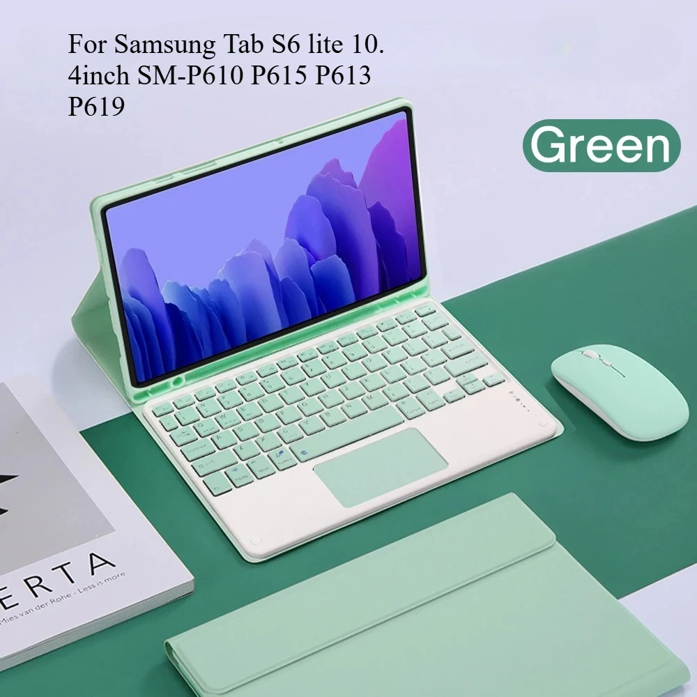 Keyboard Case For Samsung Galaxy Tab S6 lite 10.4 Inch ,Detachable Leather Case Cover For Samsung Tab SM-P610 P615 Keyboard Case
Keyboard Case For Samsung Galaxy Tab S6 lite 10.4 Inch ,Detachable Leather Case Cover For Samsung Tab SM-P610 P615 Keyboard Case