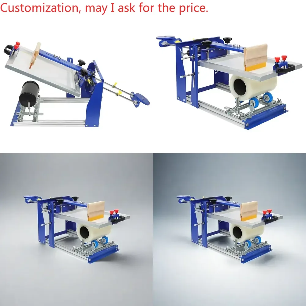Curved Screen Printing Machine DL-qm-001 4-Way Displacement Adjustment+160mm Lift Wine Bottle/Glass Tube Printing Solution
Curved Screen Printing Machine DL-qm-001 4-Way Displacement Adjustment+160mm Lift Wine Bottle/Glass Tube Printing Solution