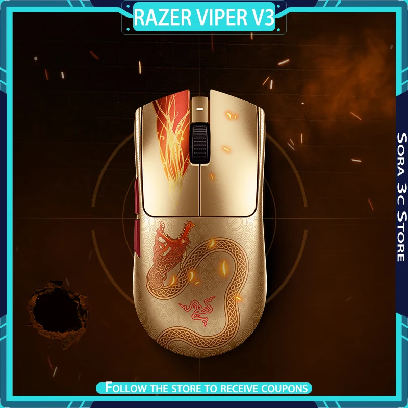 Razer Viper V3 Gaming Mouse Professional Edition Pro with 8K Receiver Low Latency Wireless Technology Computer Mouse Gamer Gift
Razer Viper V3 Gaming Mouse Professional Edition Pro with 8K Receiver Low Latency Wireless Technology Computer Mouse Gamer Gift