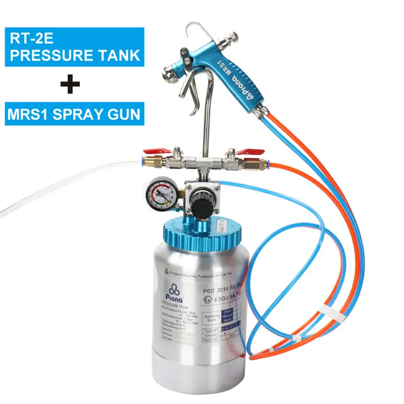 Mould Release Spray Gun System Sprayer With RT-2E 2 Liter Tank Pneumatic Tool Hand Manual Sprayer With Hose
Mould Release Spray Gun System Sprayer With RT-2E 2 Liter Tank Pneumatic Tool Hand Manual Sprayer With Hose